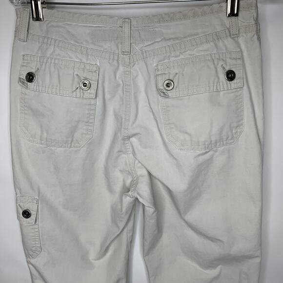 Vintage High Waist Cargo Crop Pants Sz 5/6 Small Medium - Picture 10 of 10